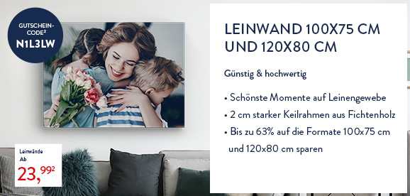Leinwand 100x75 cm und 120x80 cm
