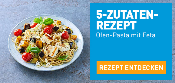 5-Zutaten-Rezept: Ofen-Pasta mit Feta