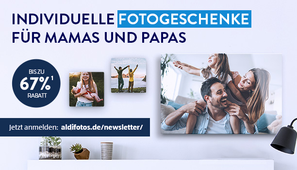 Individuelle Fotogeschenke für Mamas und Papas