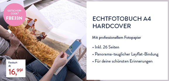 Echtfotobuch A4 Hardcover