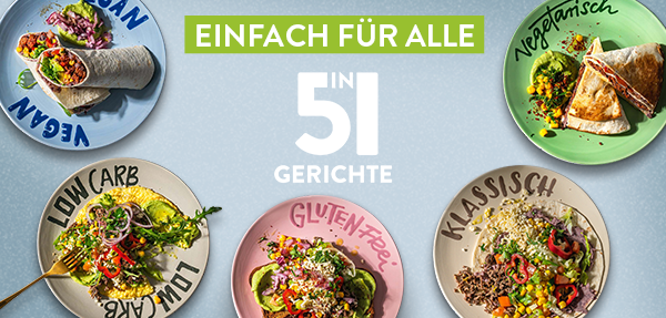 5 Varianten des Tex Mex Wraps. Einfach für alle. 5 in 1 Gerichte. 