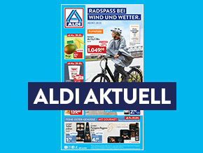 Titelblatt des Online Prospekt ALDI AKTUELL mit den Angeboten ab Mo. 21.03.