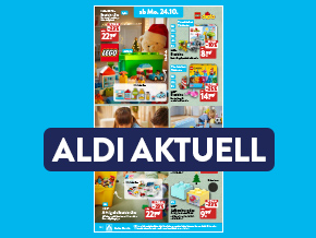 Titelblatt des Online Prospekt ALDI AKTUELL mit den Angeboten ab Mo. 24.10.