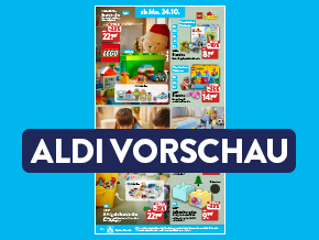 Titelblatt des Online Prospekt ALDI AKTUELL mit den Angeboten ab Mo. 24.10.