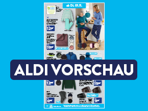 Titelblatt des Online Prospekt ALDI AKTUELL mit den Angeboten ab Mo. 31.10. / Di. 01.11.